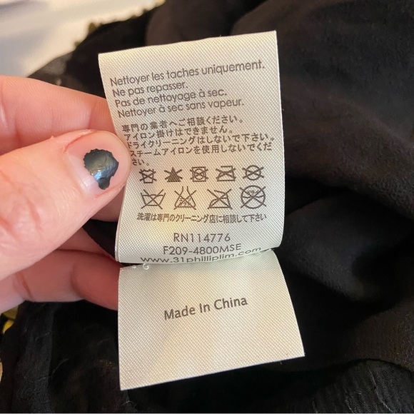 BNWT 3.1 Phillip Lim  black and gold sequinned racerback dress in size 4 - Picture 12 of 15